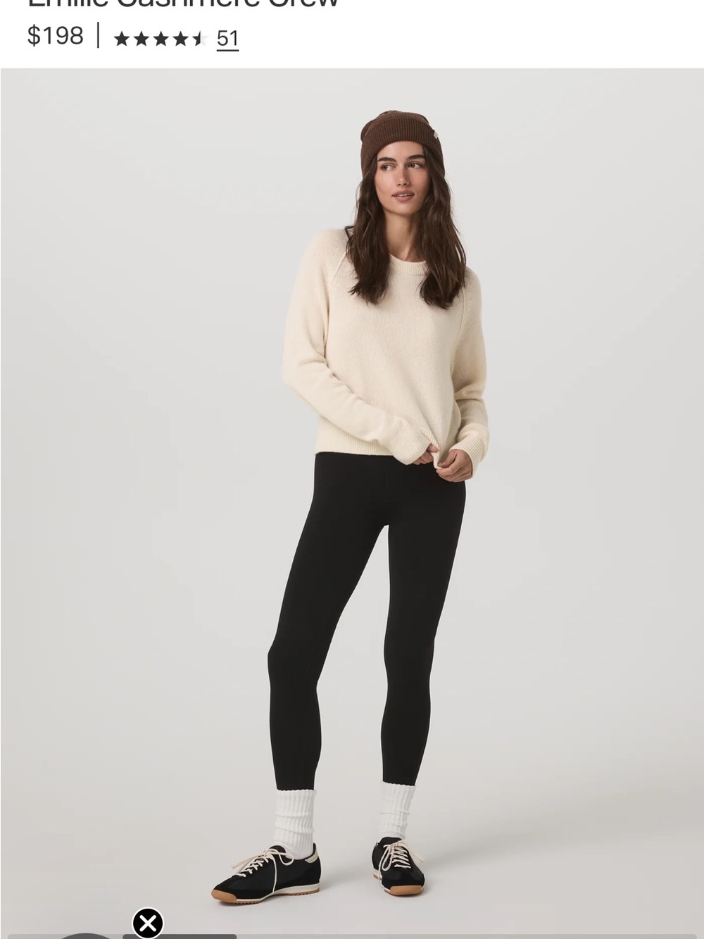 NWT Vuori Émilie Cashmere Crew
Porcelain - Picture 2 of 7
